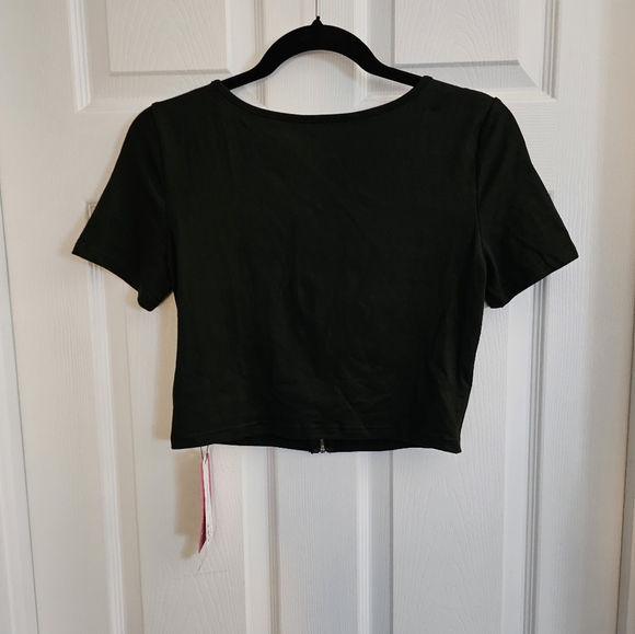 ROMWE Goth Star Zip-Up Top - Picture 4 of 4